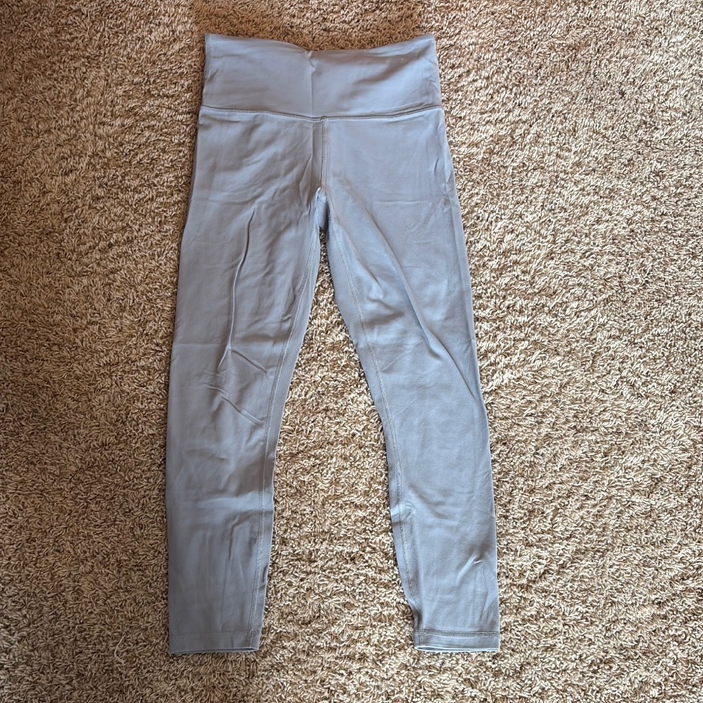 Athleta Gray High-Waisted Leggings